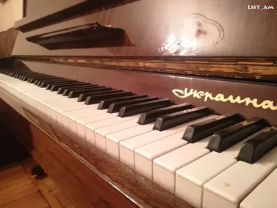 Продам пианино Украина черного цвета: 1 800 грн. - Пианино / фортепиано /  рояли Слобожанское на Olx