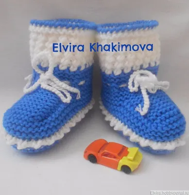 Пинетки кеды для мальчика вязаные шерстяные handmade №1112904 - купить в  Украине на Crafta.ua