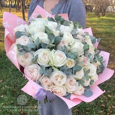 Букет пионовидных роз сорта Джульетта - купить с доставкой от ElitBuket