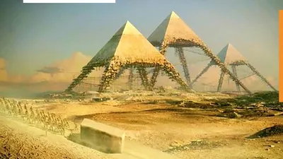 Стеклянная пирамида под водой Иллюстрация штока - иллюстрации насчитывающей  художничества, природа: 72315879