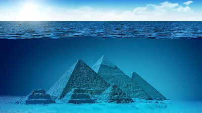 Допотопные: Пирамиды Гизы в течение длительного времени находились под водой  | Случайное и невероятное. | Дзен