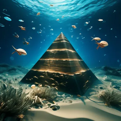 Каменная пирамида выступая от воды. Стоковое Фото - изображение  насчитывающей потоки, вода: 31457248