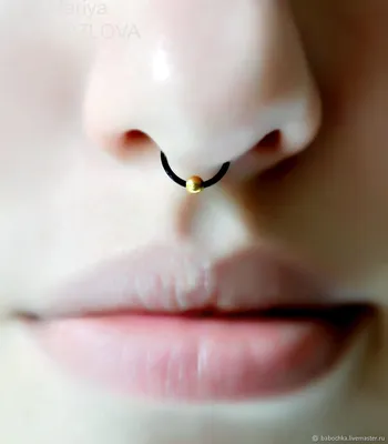 Кольцо для пирсинга носа. Титан. BNMT507 купить в интернет-магазине  Пирсингмаркет