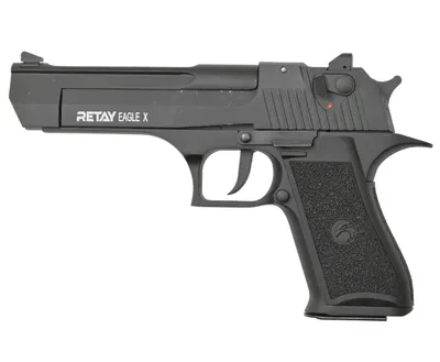 Охолощенный пистолет Retay Eagle X (Desert Eagle, black) купить в Москве —  выгодная цена, заказ, скидки в интернет-магазине Рустехпром