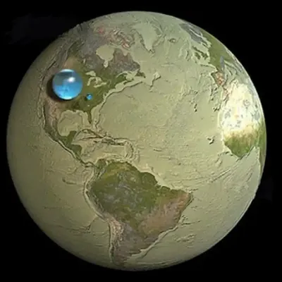 Как бы выглядела Земля без Мирового океана? - YouTube