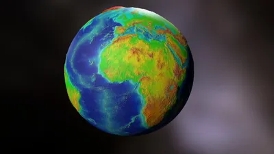Специалисты НАСА показали, как бы выглядела Земля без воды (ВИДЕО): читать  на Golos.ua