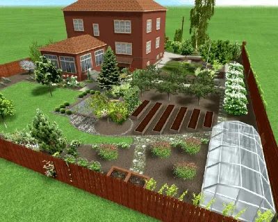 Планировка огорода и расположение грядок | Огородовед.com | Дзен