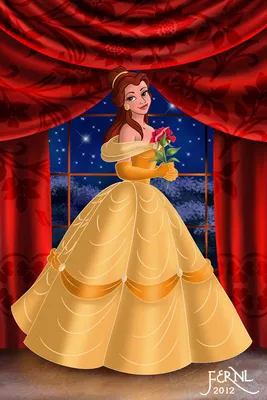 Желтое бальное платье Белль - Дисней Принцессы - YouLoveIt.ru