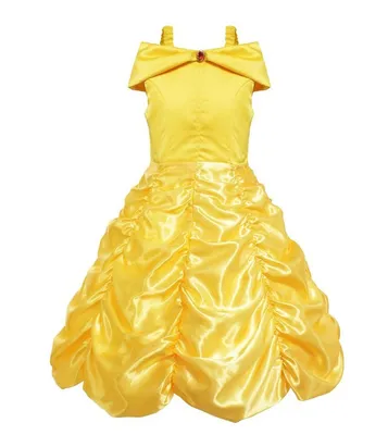 Beauty and the Beast Belle Princess Dress Halloween Cosplay Costume
