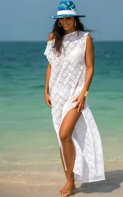Женский купальник, комплект бикини, накидка, Пляжная туника с длинным  рукавом, платье пляжа, однотонная белая Пляжная накидка, летнее платье,  наряды | AliExpress