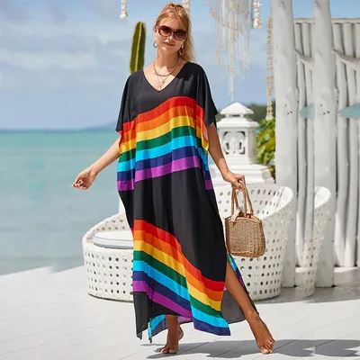 Платье сетка вязаное кружевное для пляжа | Vivabride
