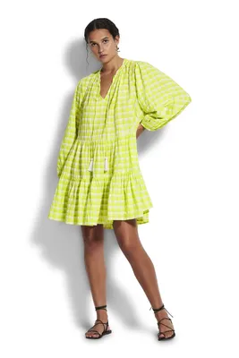 Женское летнее весеннее льняное платье миди ярусами с длинными рукавами  (ID#1433525828), цена: 1650 ₴, купить на Prom.ua
