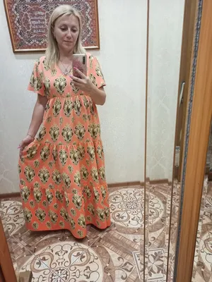 Купить турецкое зеленое вискозное платье с объемными ярусами Divas