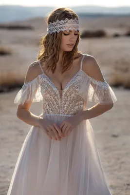 Вечернее платье с рукавами крылышками | DRESS PARAD