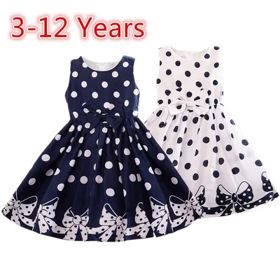 Retail 2017 Summer Baby Girl Dress Big Dot Print Girl Dresses Children Kids  Party Dresses With Rose Lovely LM132 #… | Girls dresses, Kids party  dresses, Kids dress