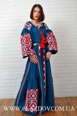Купить вышитое платье в украинском стиле, Киев