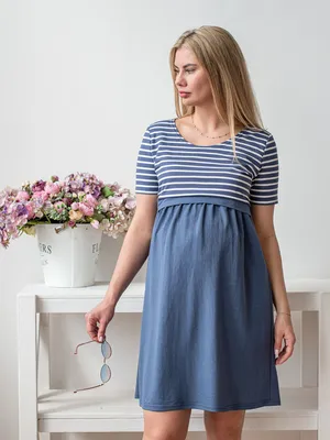 👚 Стильное платье для беременных и кормящих мам sMaMa