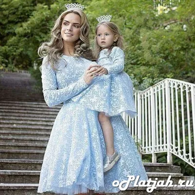 Одинаковые платья для дочки и мамы: стиль Family look