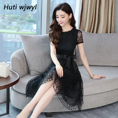 Женское платье стрейч, Корея купить по низким ценам в интернет-магазине Uzum