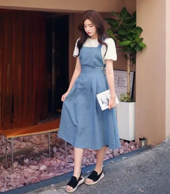 ICHOIX Корейская трапециевидная полосатая рубашка платье с сеточкой и  лоскутным принтом элегантное женское летнее плат… | Модные стили, Стильные  наряды, Идеи наряда