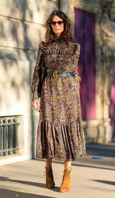 Купить Платье с запахом из шифона миди (темно-синее) в Москве в ШоуРуме  платьев по выгодной цене