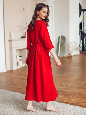 Платье изо льна - Арт 52-21 | Интернет магазин ArgNord.ru