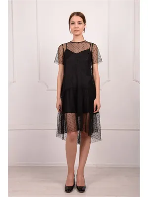 Платье нарядное вечернее женское двойное платье с сеткой Eva Manchini  10480831 купить за 1 935 ₽ в интернет-магазине Wildberries