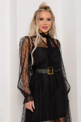 Купить потрясающее платья из французской сетки с блестящим напылением с  доставкой и примеркой в интернет магазине olalafason.ru в Москве
