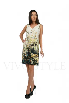 Мини-платье с V-образным вырезом, красного цвета, 167R050-2 купить в  Украине | Цена, отзывы, характеристики в магазине AGER.ua