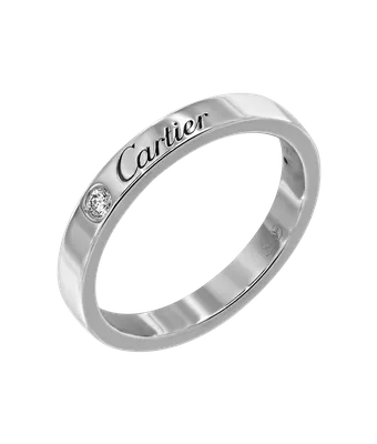 Кольцо Cartier из платины 950 пробы с бриллиантом 10981 - купить сегодня за  75000 руб. Интернет ломбард «Тик – Так» в Москве