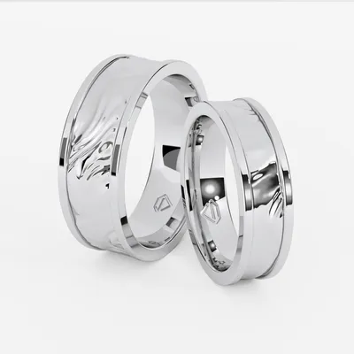 Обручальное кольцо из платины в интернет-магазине Ярмарка Мастеров по цене  86000 ₽ – O7CSABY | Обручальные кольца, Санкт-Петербург - доставка по России