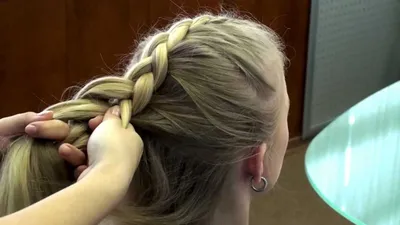 Плетение волос, косичка \" рыбий хвост \" Hair Braid \"Fish Tail\" - YouTube