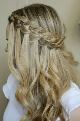 Voume braid with ribbons - YouTube