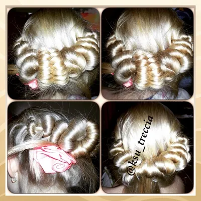 Урок по плетению косы из 4 прядей (с лентой). 4 Strands braiding (with  ribbon) - YouTube