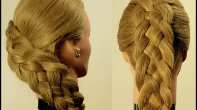 Косы, прически с косами на длинные волосы | Плетение кос фото и видео