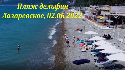 Пляж Дельфин, 02.06.2022. Лето!🌴ЛАЗАРЕВСКОЕ СЕГОДНЯ🌴СОЧИ. | Лазаревское  сегодня | Дзен