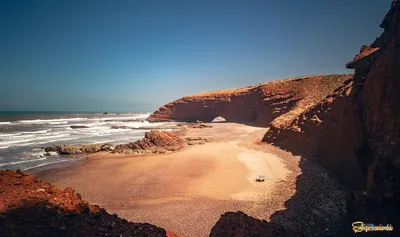 Пляж в Марокко. Легзира. | Путешествия по миру. | Дзен
