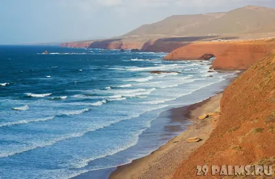 Легзира, Марокко. Скальные арки на пляже | yagodinvo.ru