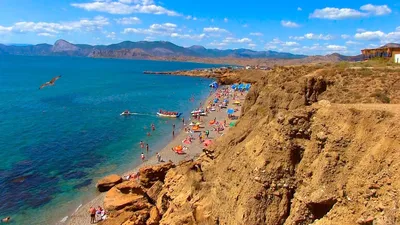 CRIMEA SUDAK Beach MEGANOM 25.08.2017 wild country beaches - YouTube