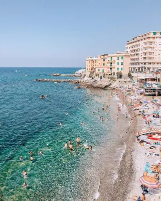 ГЕНУЯ ЛИГУРИЯ 🇮🇹 GENOVA ITALIA sur Instagram : ПЛЯЖИ В ГЕНУЕ ⛱ Недавно я  делала видеообзор в сториз на пляжи Генуи, в кот… | Генуя, Чинкве-терре,  Круизный корабль