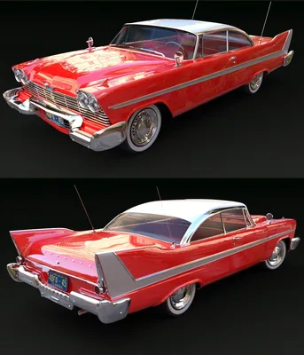 1958 Plymouth Fury From 'Christine' Is Hellafurious, All Dressed in CGI  Carbon Fiber - autoevolution