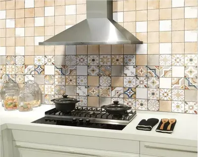 Плитка Лофт «Нефрит керамика» для кухни на фартук коричневая, бежевая 20х40  см
