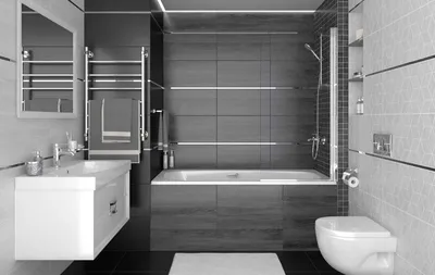 Какую плитку выбрать для ванной комнаты: разновидности цвета и размера  плитки в ванную