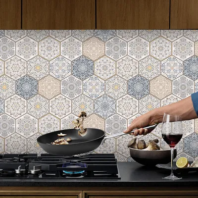 Как создать стиль кухонного интерьера используя плитку