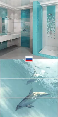 Плитка в ванную с дельфинами фото фото