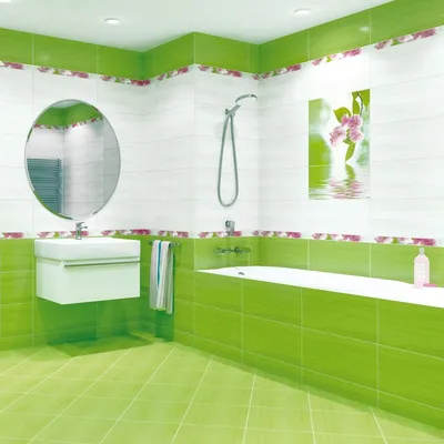Зеленая плитка для ванной комнаты | Atlas Concorde