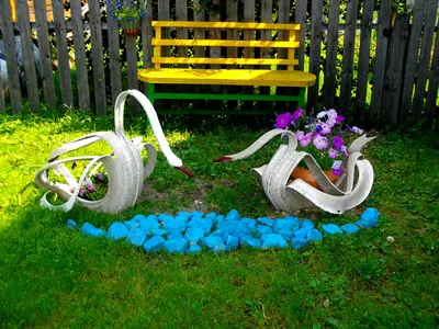 Поделки из шин своими руками для огорода и дачи, сада, фото | ДОМ, МИЛЫЙ  ДОМ | Дзен