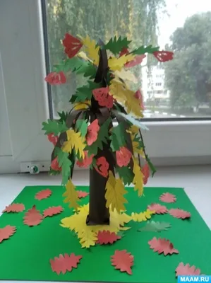 CRAFTS FROM cardboard and paper Tree with a voluminous crown - YouTube