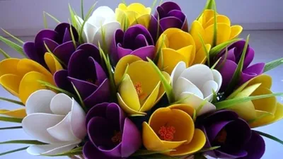 Цветы из холодного фарфора - Часть 3. Тюльпаны | Цветы из полимерной глины,  Тюльпаны, Фарфор