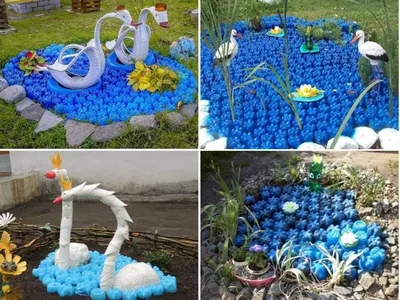 Owl from plastic bottles for garden decor - YouTube